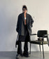 Striped Buttonless Jacket